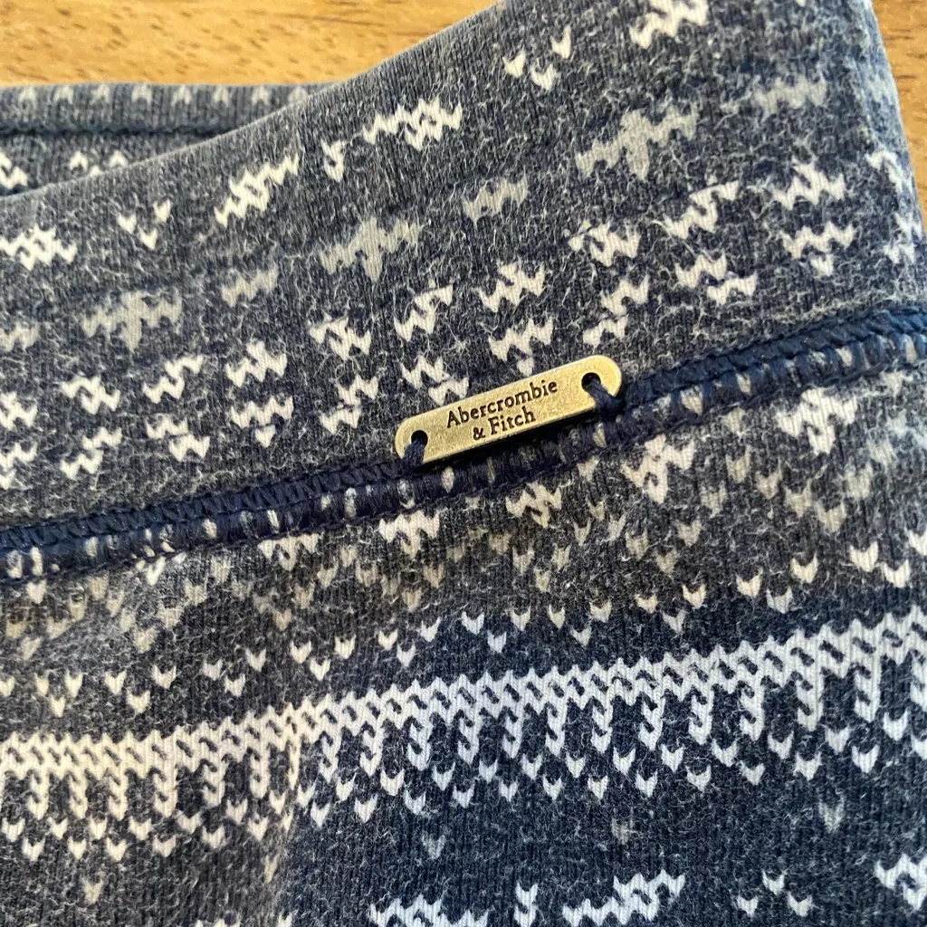 Abercrombie & Fitch Women’s Size Medium Slate Gray Cotton Blend Lounge Pants‎ - Image 6