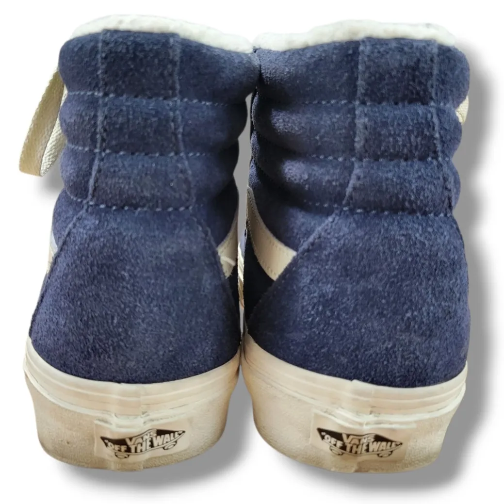Vans Shoes Size 9 Women's Off The Wall Vans SK8 Hi Cozy Hug Shoes Suede Shoes - Image 9