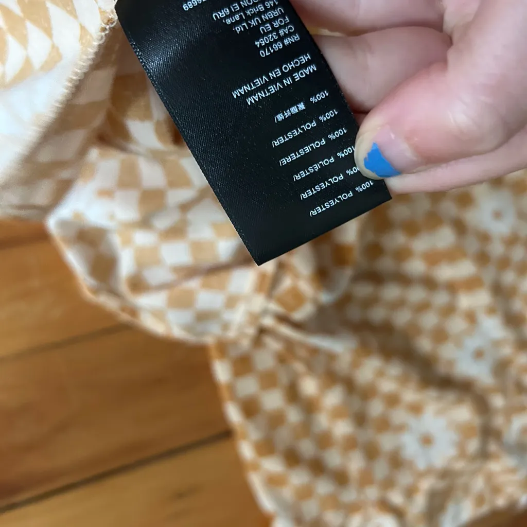 Urban Outfitters Lumi Dress Orange small - Image 8