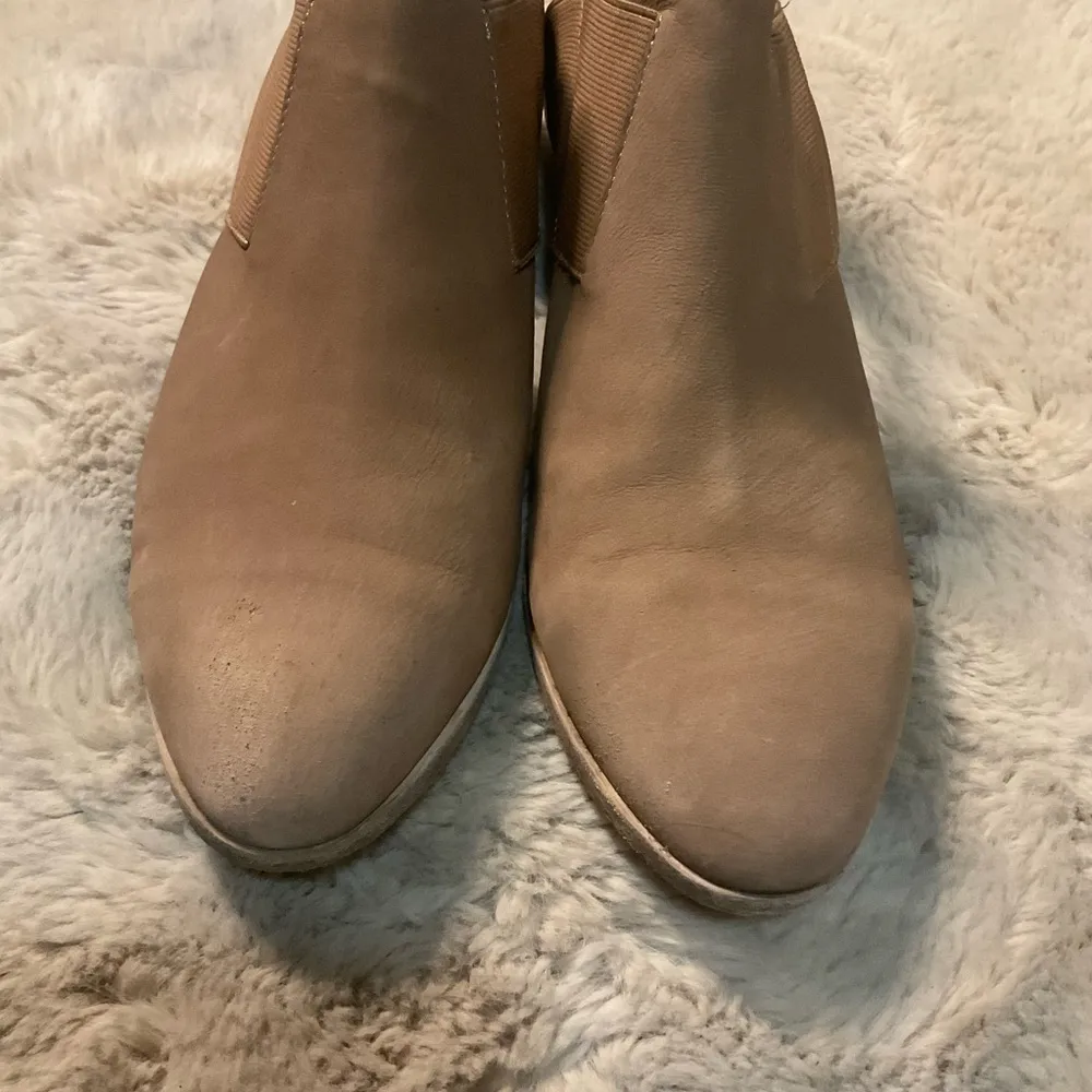 Eileen Fisher‎ Booties Women's Size 11 Perry Tumbled Nubuck Ankle Heeled Boots - Image 2