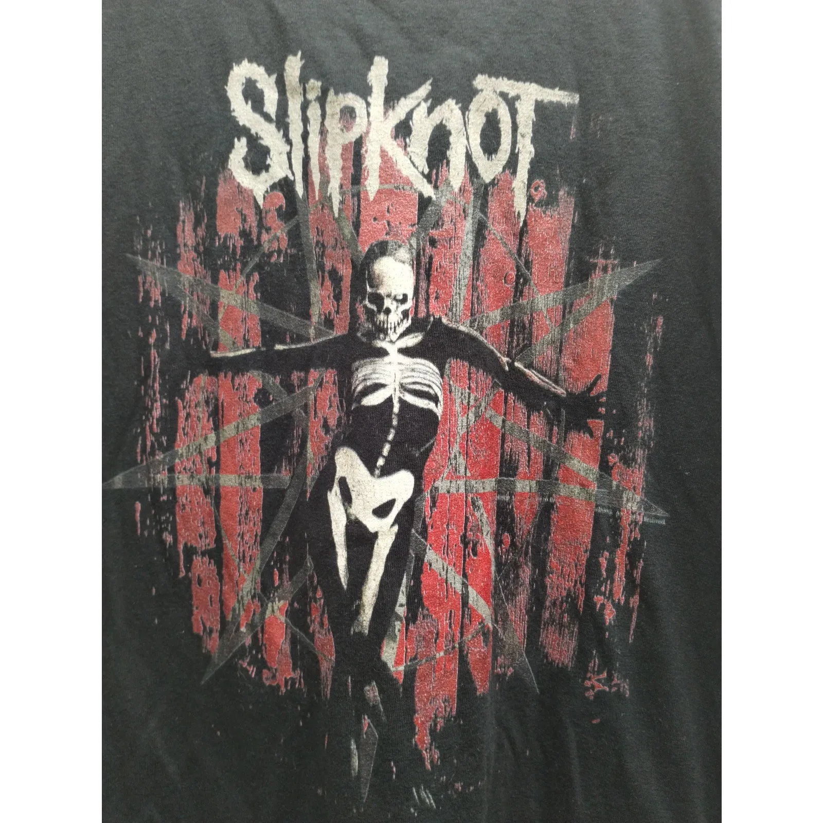 Slipknot Womens Size Medium Gray Chapter Black Graphic Metal Band Gildan T-Shirt - Image 2