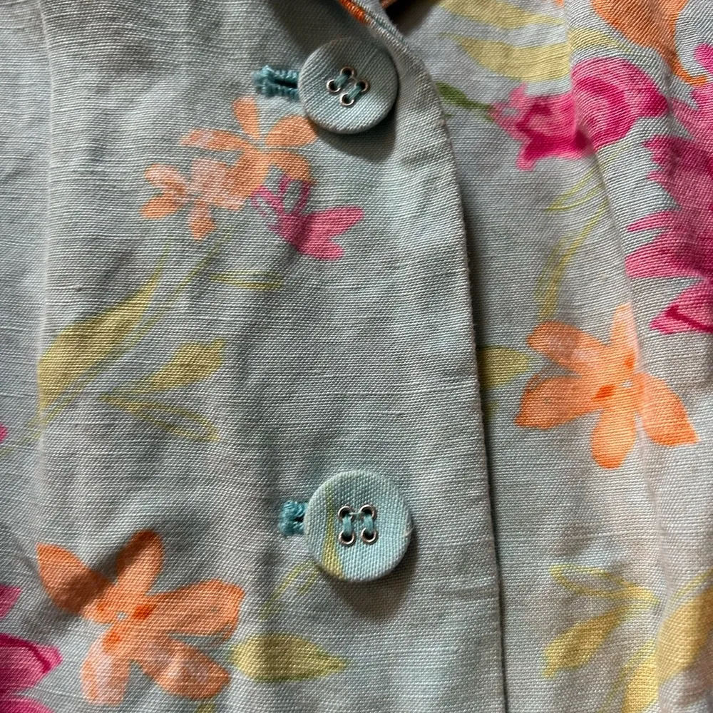 Emma James Floral Women's Jacket/Suit Blazer, Size 8 - Image 11