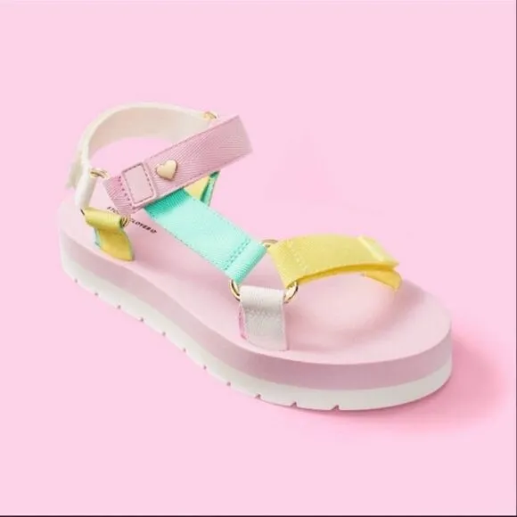 Stoney Clover x Target Light Pink/Light Green/Light Yellow Women's Sport Sandals - Image 2