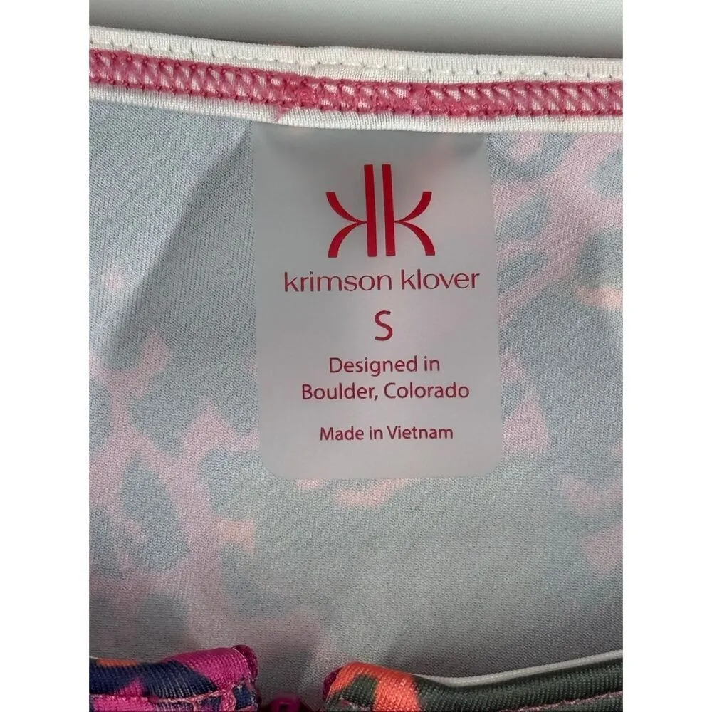 Krimson Klover Swim shirt women size small Pink - Image 5