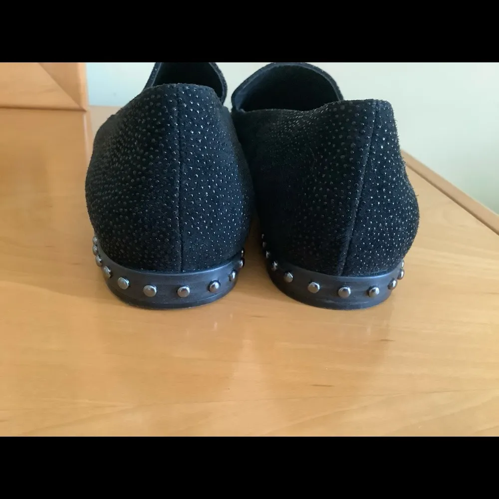 Adrianna Papell black Searay loafer - studded heel size 9.5 low heel pointy toe - Image 3