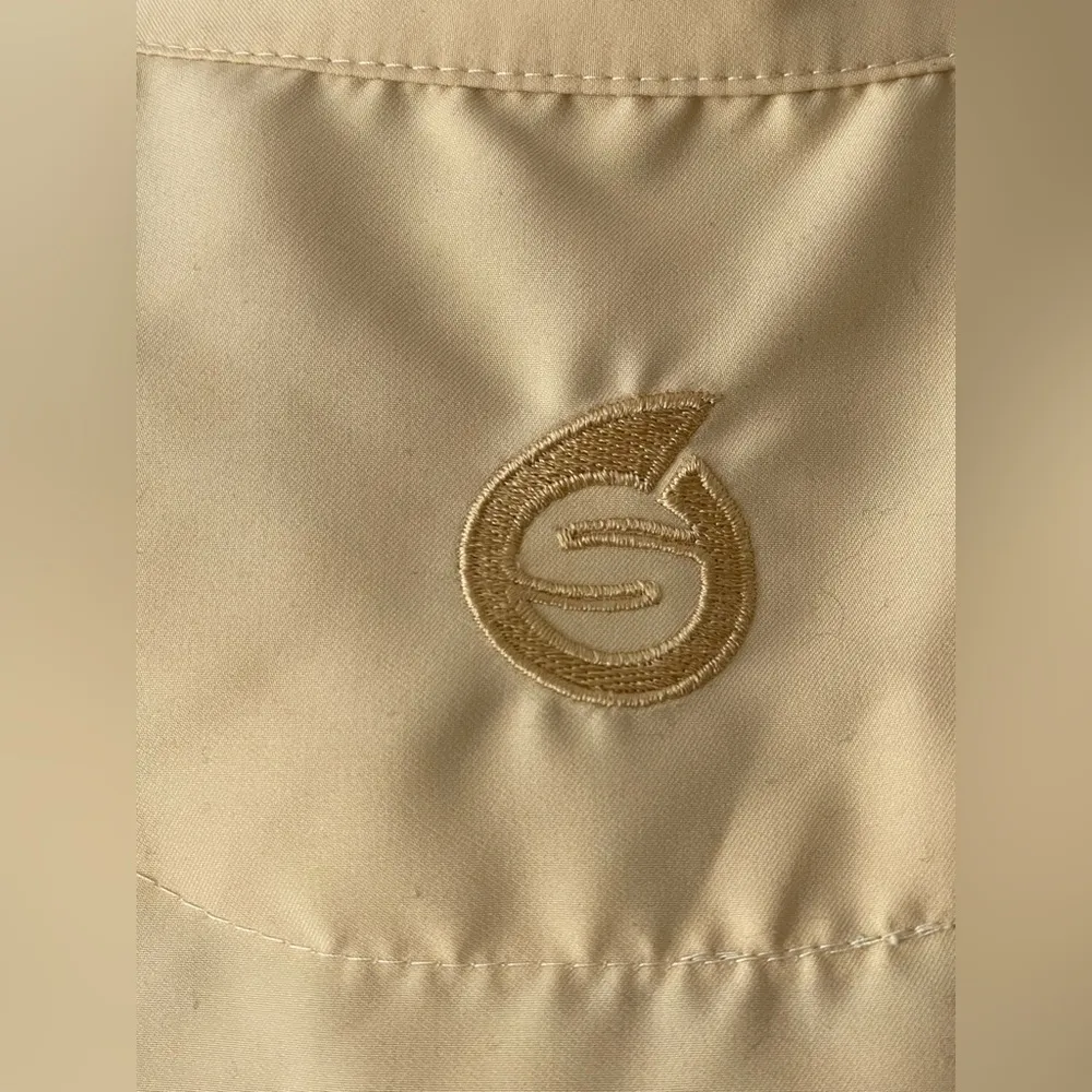 Sunderland of Scotland Golf Vest L Tab Full Zip Size S Yellow - Image 5