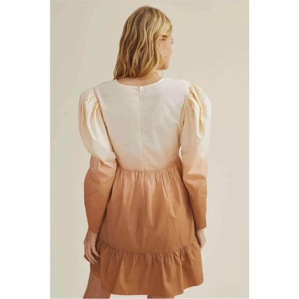 Stella Pardo Paris X Anthropologie Dip Dye Mini Dress - Image 4