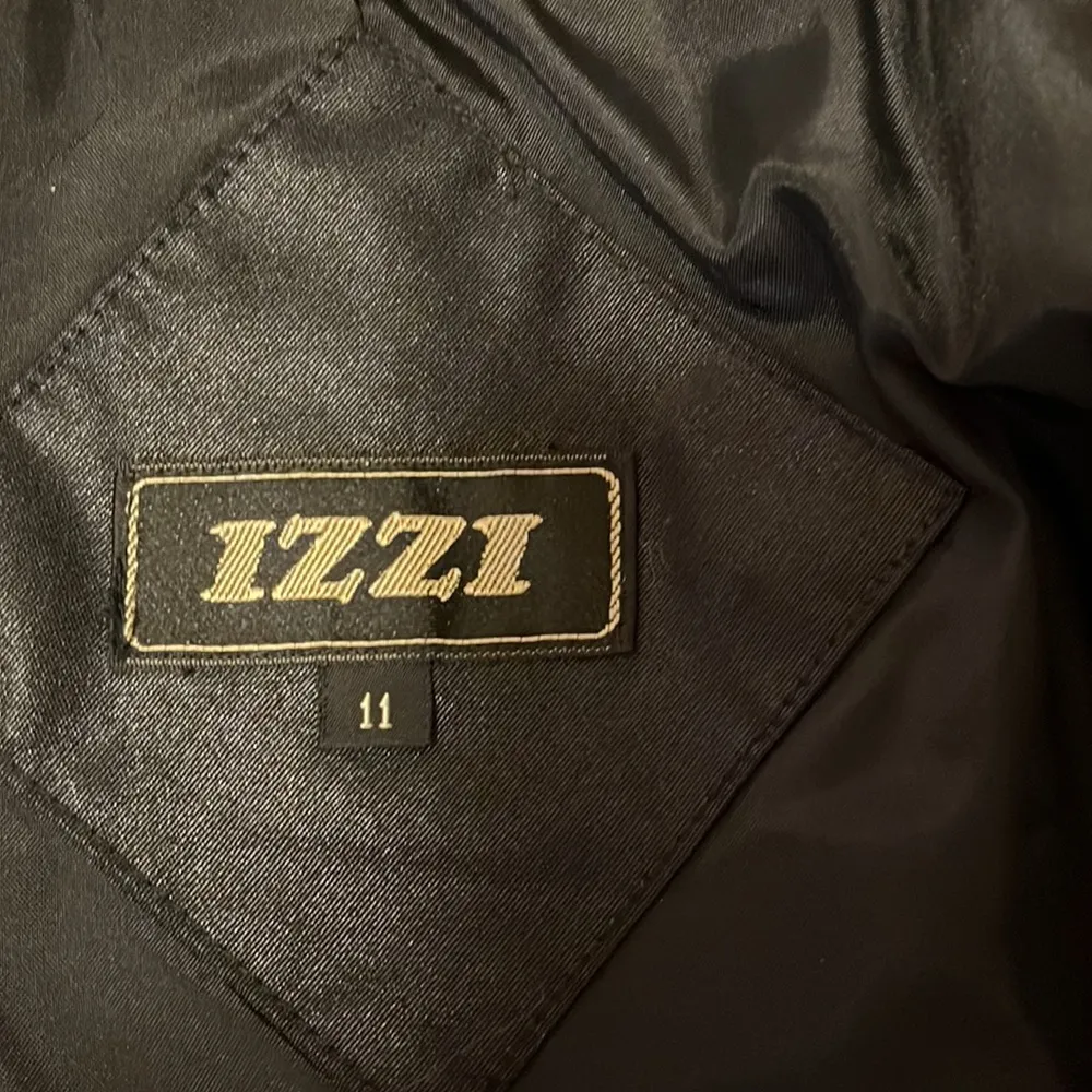 Vintage Izzi black trench coat Junior size 11 - Image 9