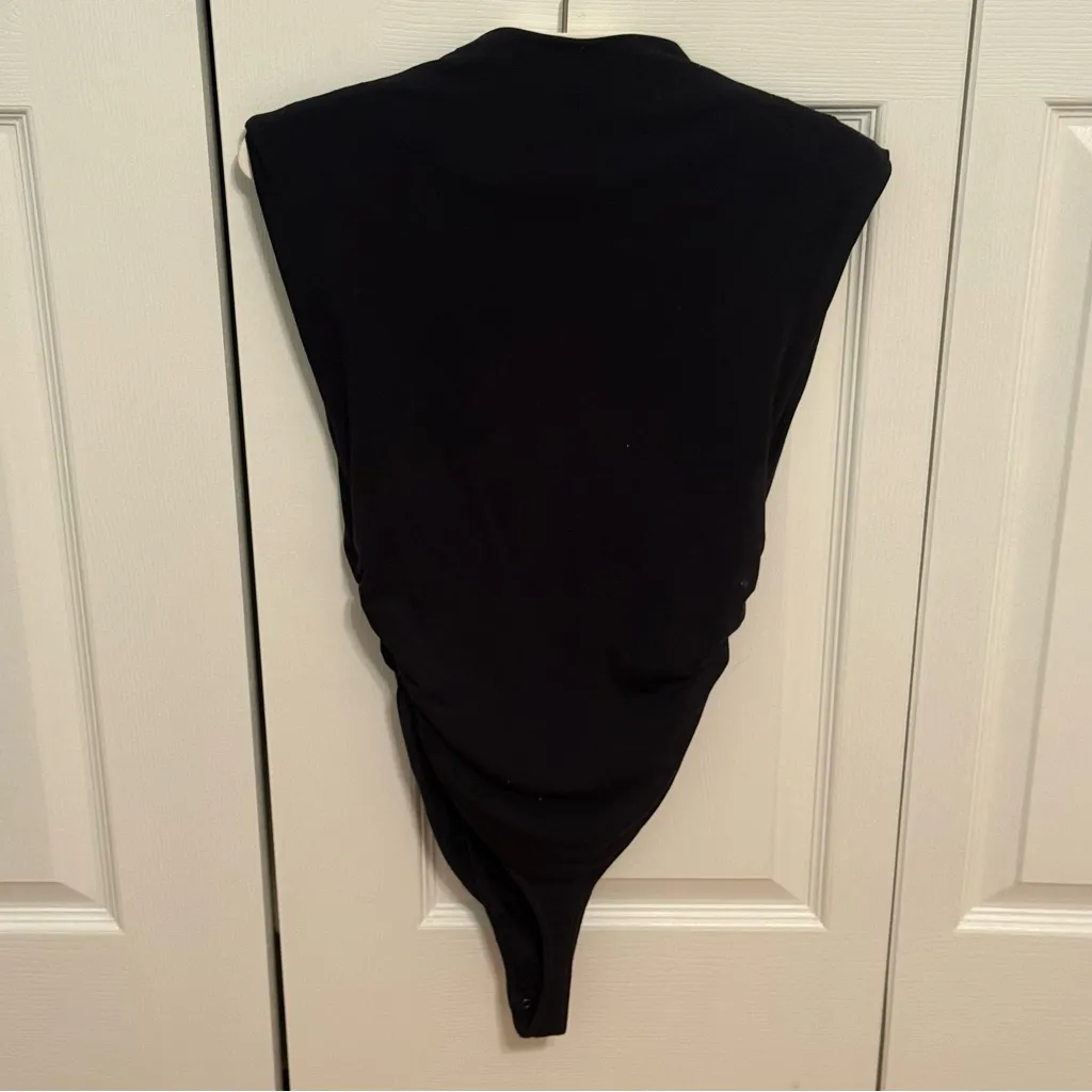 Abercrombie & Fitch A&F Modal Collection Soft Matte Seamless Ruched Bodysuit - Image 3