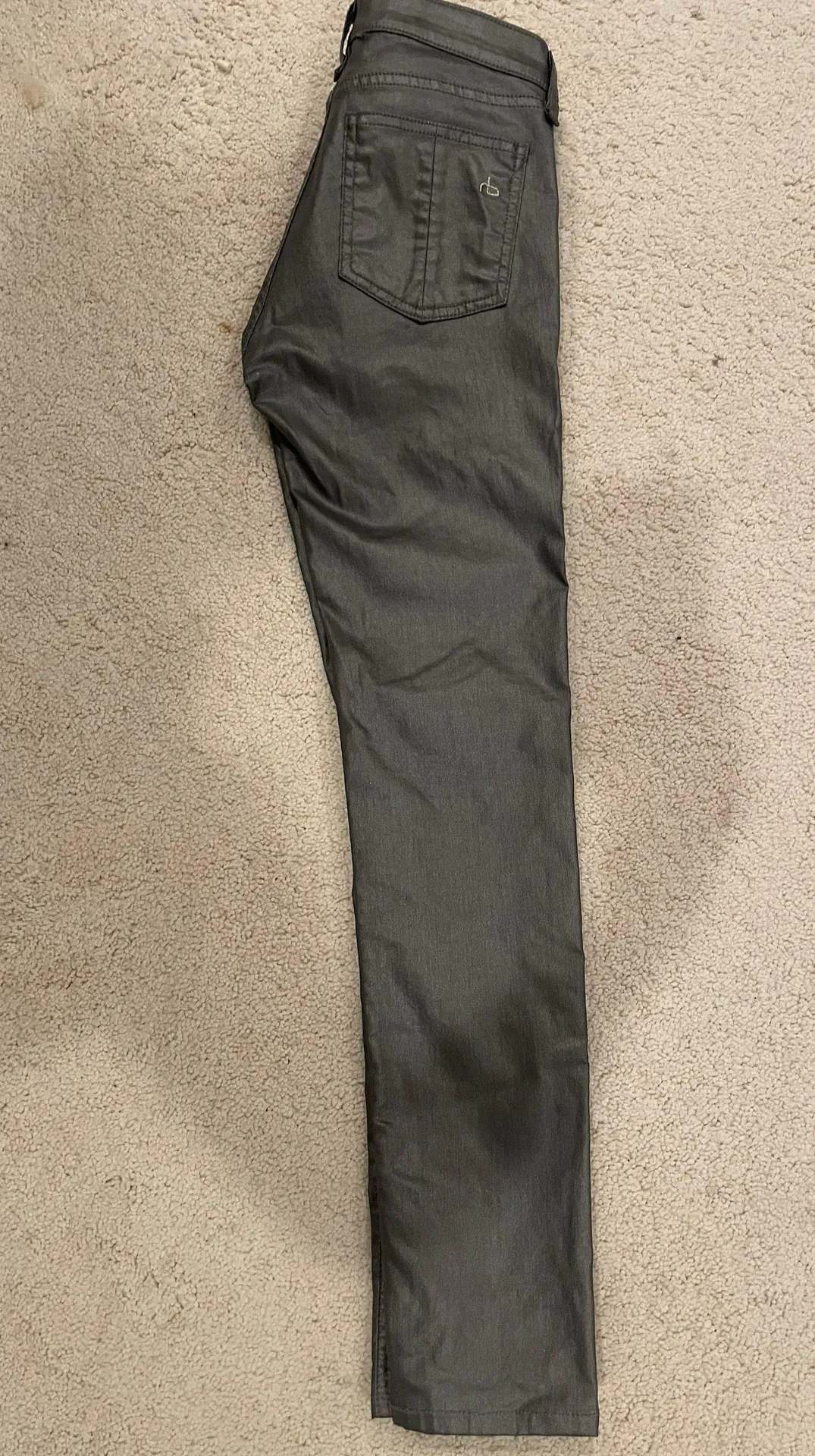 Rag and Bone Metallic Skinny Jeans - Image 2