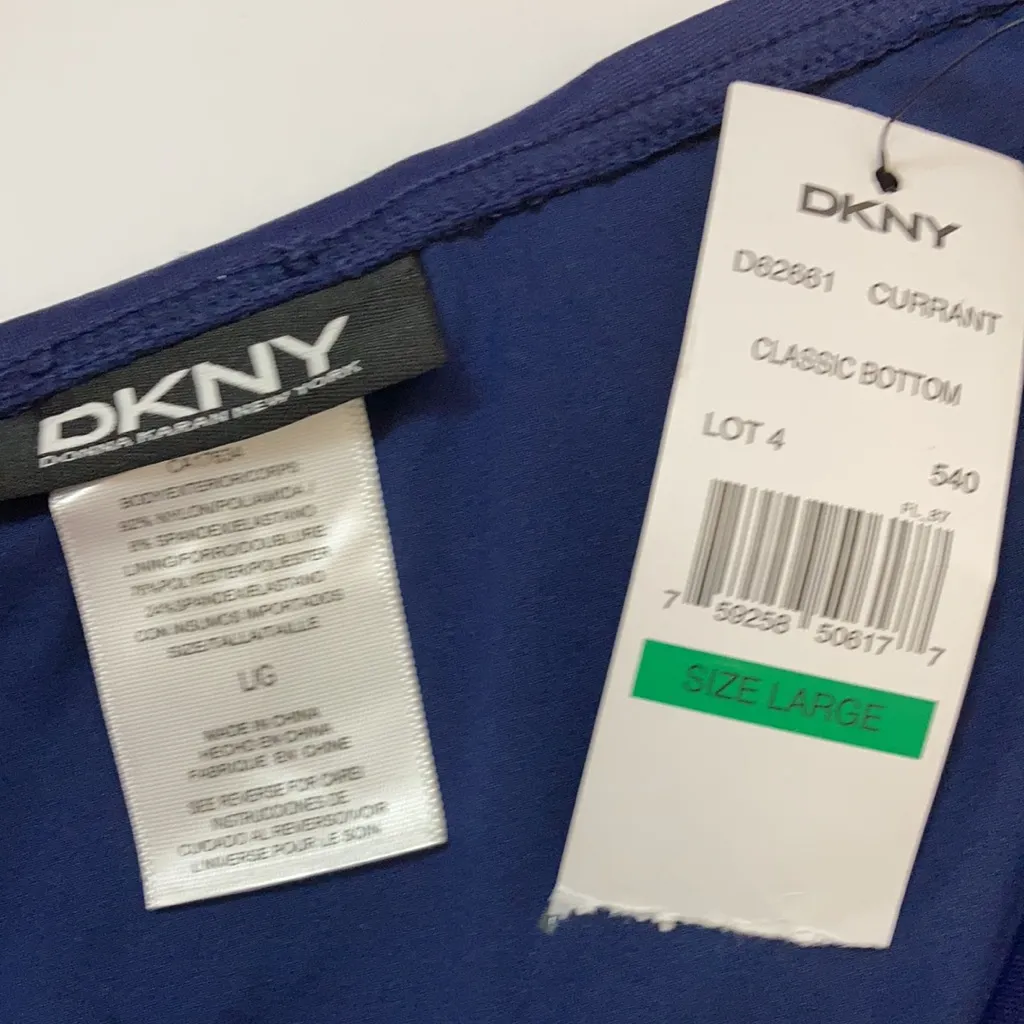 🌞NWT DKNY blue/light blue bandeau bikini set A-65 - Image 9