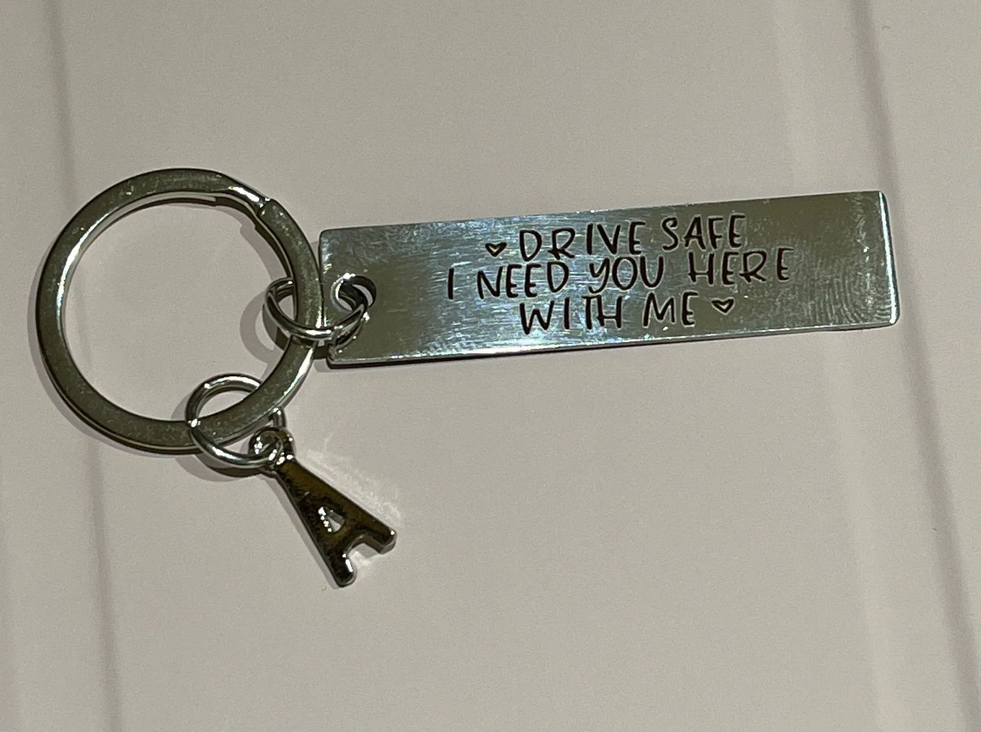 Drive Safe Keychain Silver - Image 2