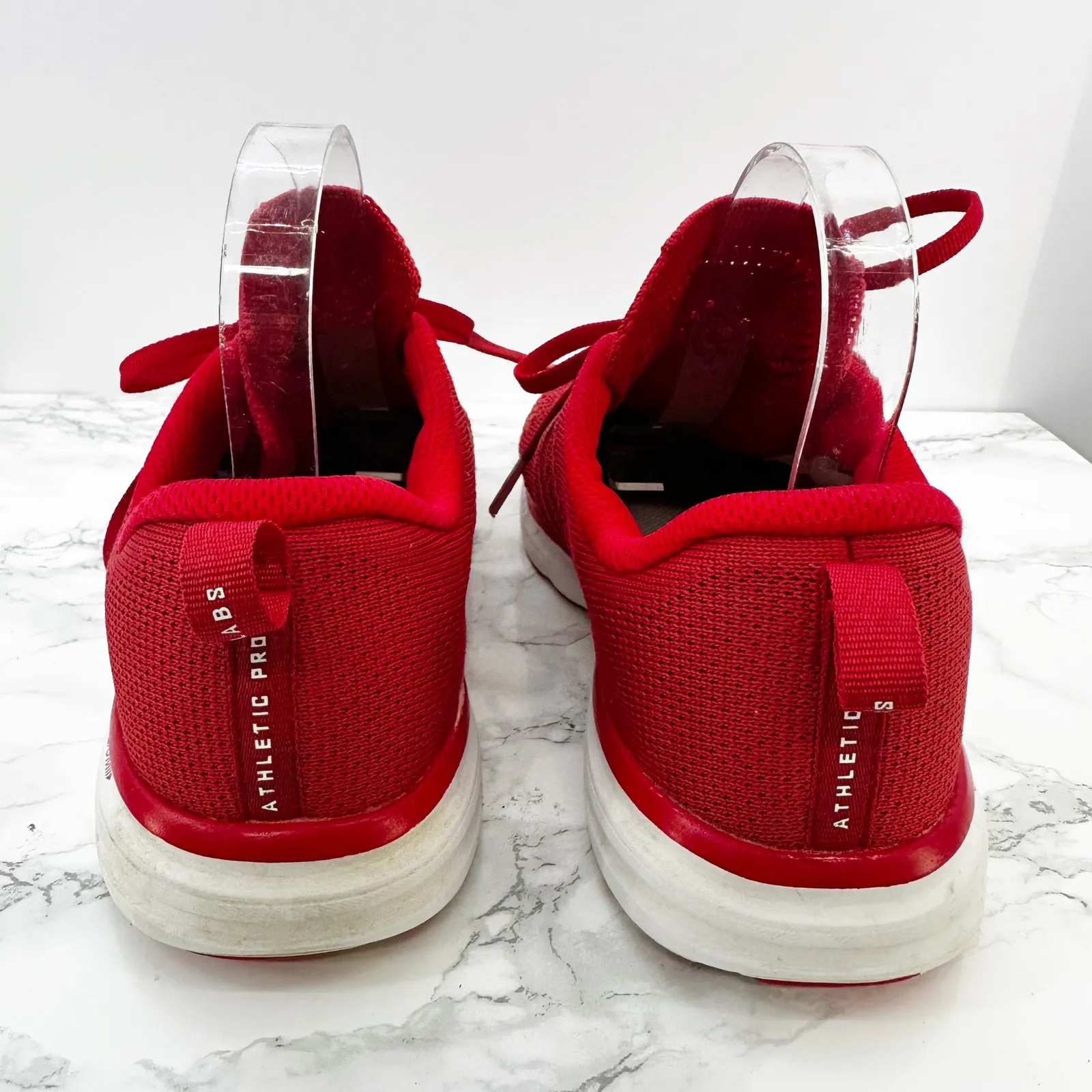 APL Athletic Propulsion Labs Techloom Pro Red Running Shoes Sneakers Womens 9 - Image 4