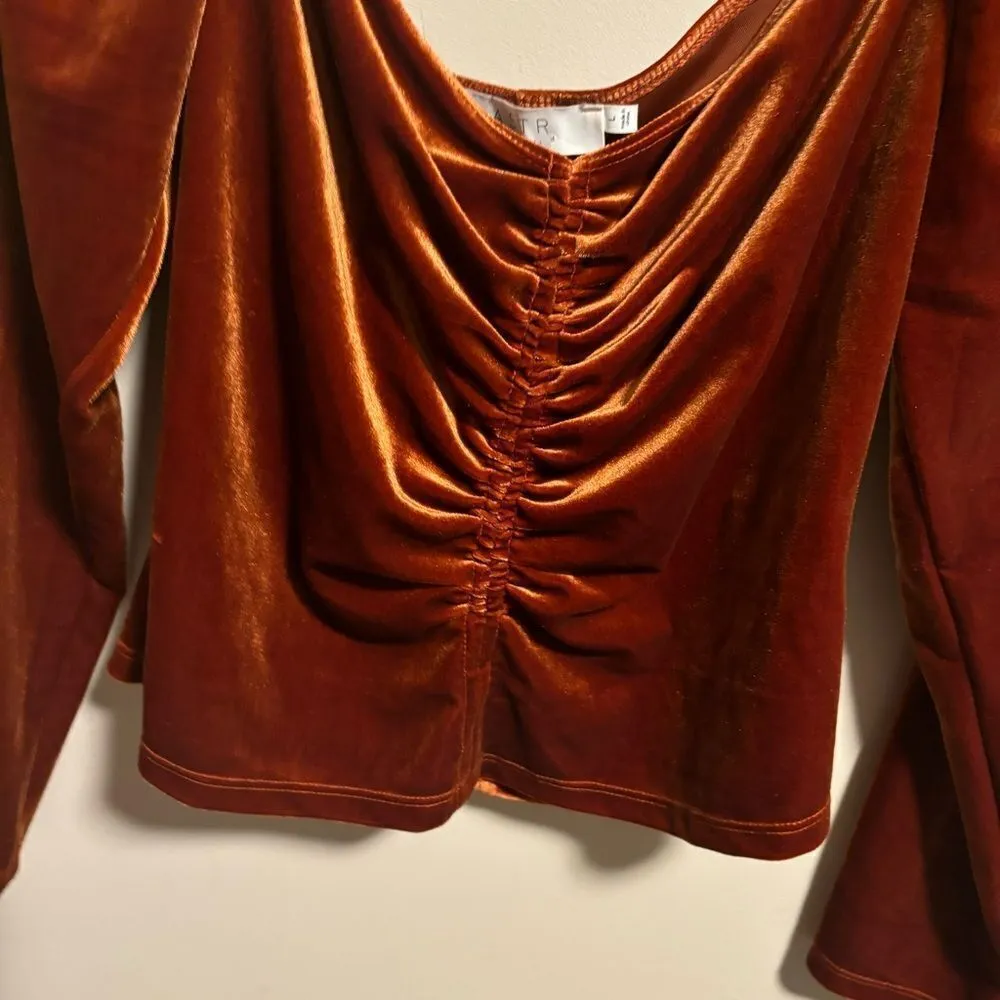 ASTR The Label Vanya Top In Rust Revolve- Size Large - Image 9