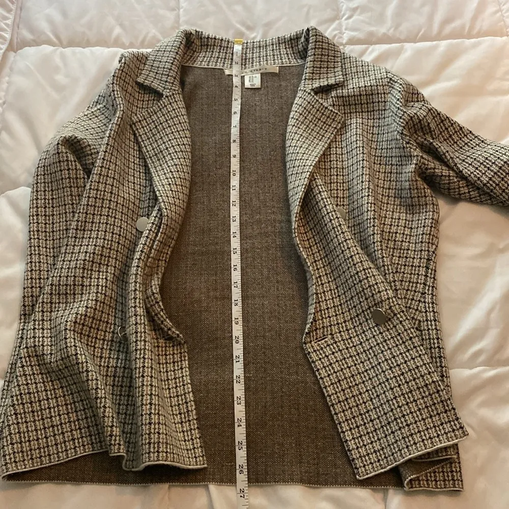 Max Studio  XL Sweater-like Plaid Jacket - Image 7