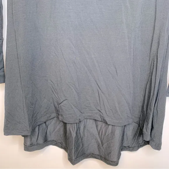 Cuddl‎ Duds Black Cowl Neck Modal Jersey Dress Loungewear Size Small - Image 5