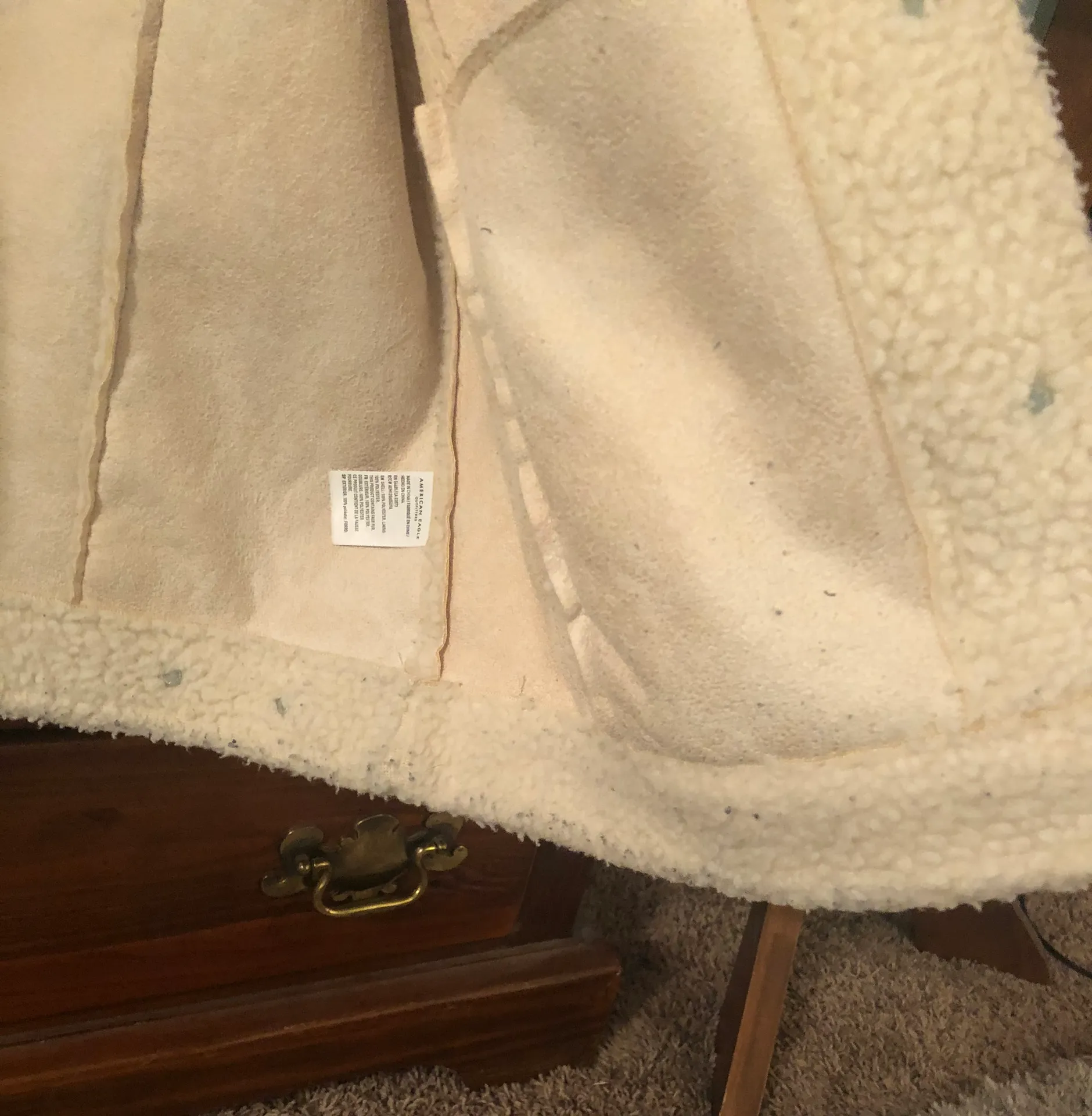 American Eagle Sherpa Jacket - Image 4