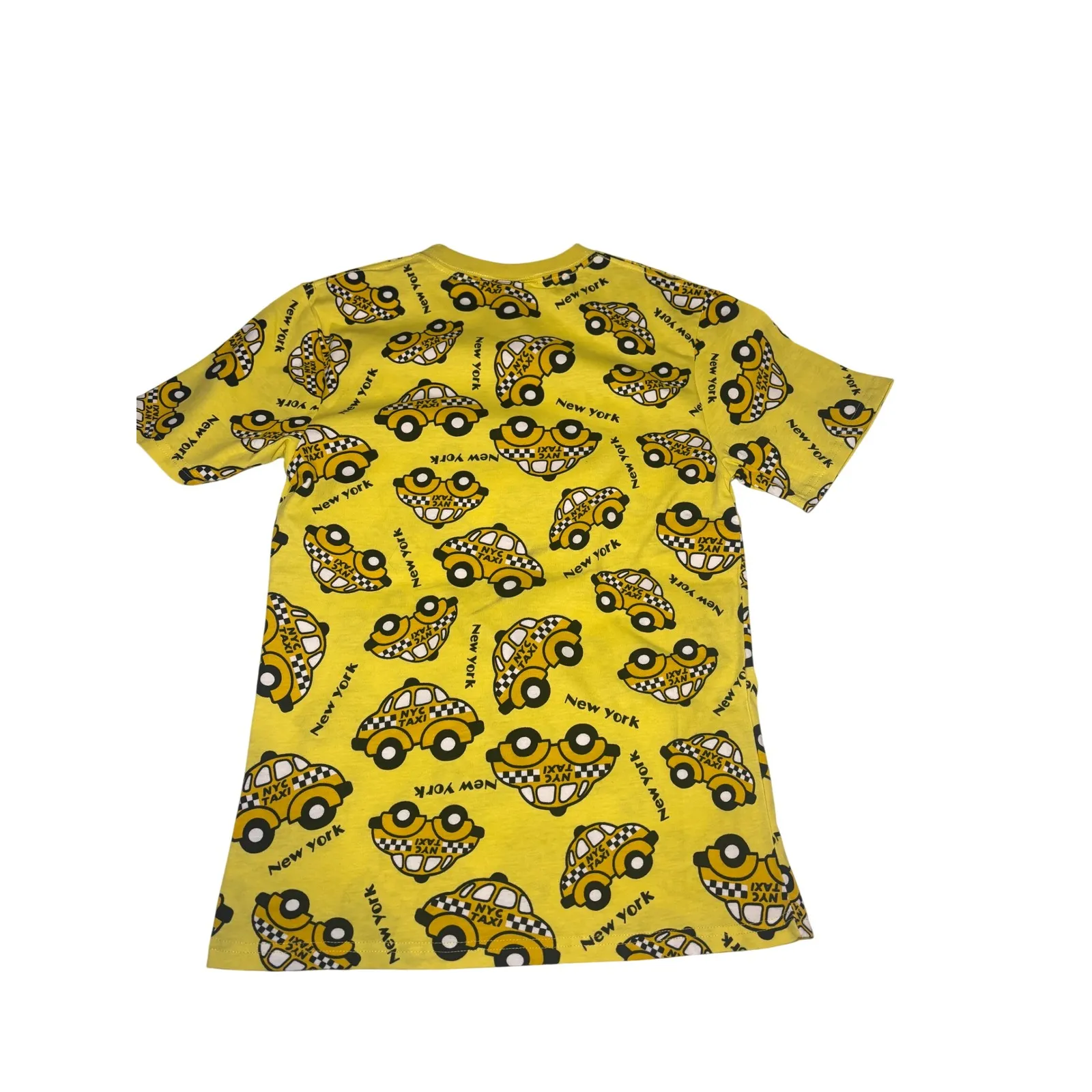 Jay Joshua NY Yellow Taxi NYC Graphic T Shirt Womens Medium - Image 2