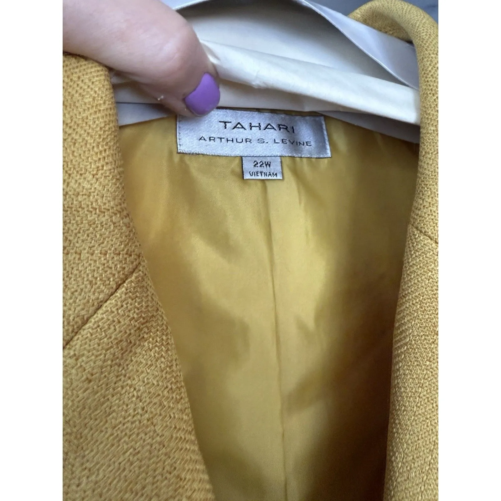 Tahari Arthur S. Levine Pants and Jacket 2pc Women’s Suit Size 24W Office Wear - Image 7