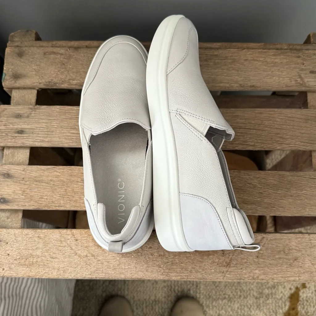 NEW VIONIC Leather Penelope in Grey Size 7 A24 - Image 7