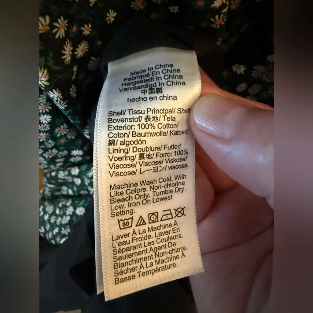 J. CREW Hyacinth Dress Liberty Of London Marguerite Floral Sleeveless Medium - Image 10