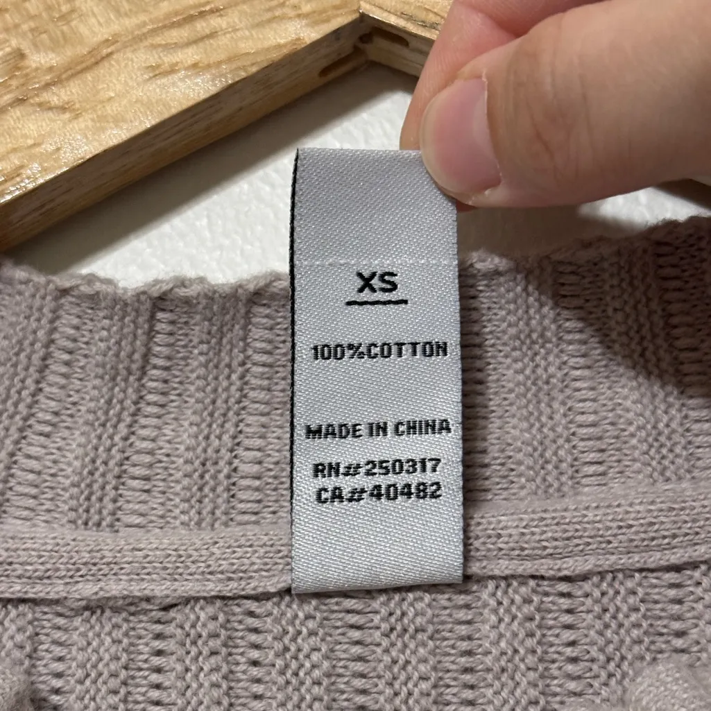 Varley Talbert Pullover Size XS Sweater Ribbed Knit - Image 4