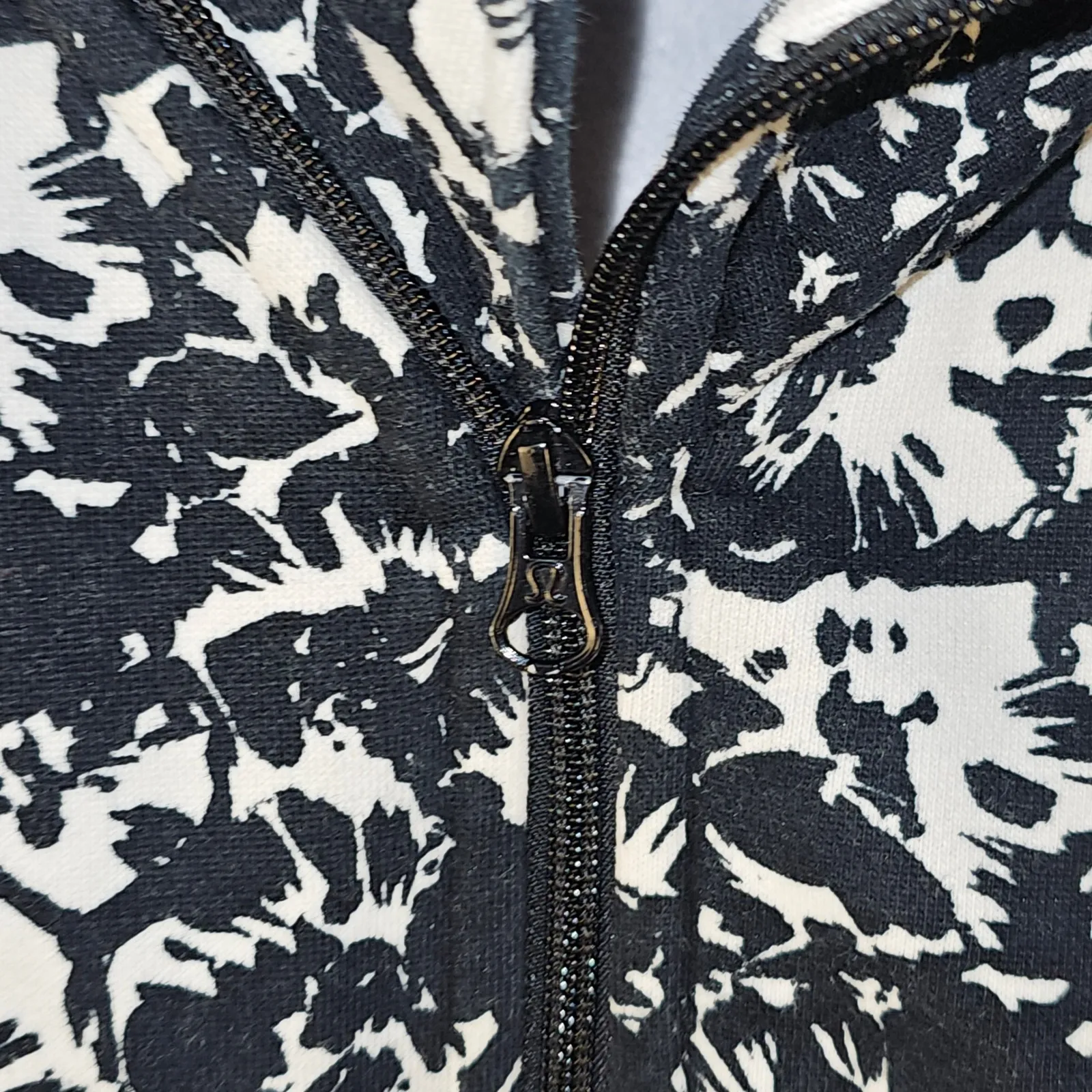 Lululemon Womens Fleur Sombre White Black Cozy Cuddle‎ Up Jacket 6 - Image 3