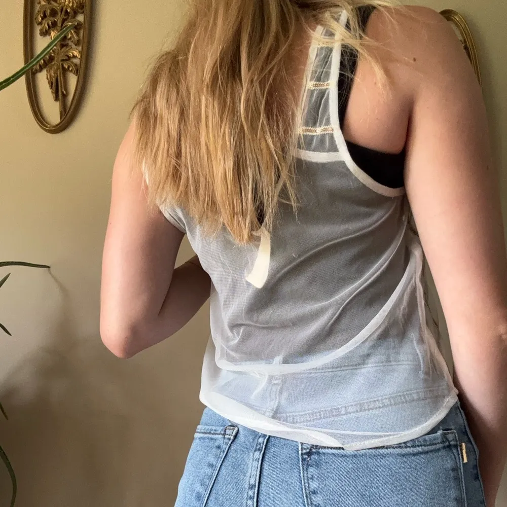 Abercrombie & Fitch Mesh Sequin Flowy Tank - Image 3