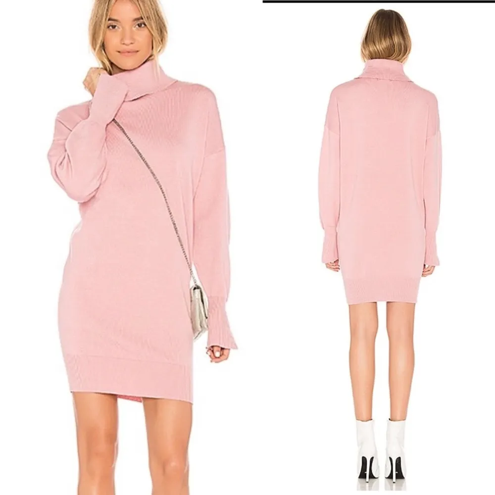 Majorelle pink earth barbie core turtleneck‎ brody sweater dress size small - Image 2