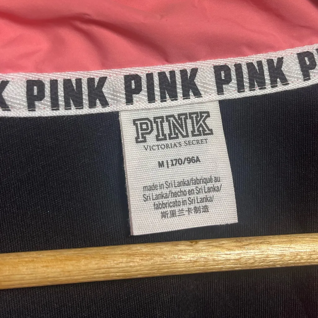 Victoria's Secret Pink Jacket Button Up Windbreaker pink purple ombre medium - Image 5