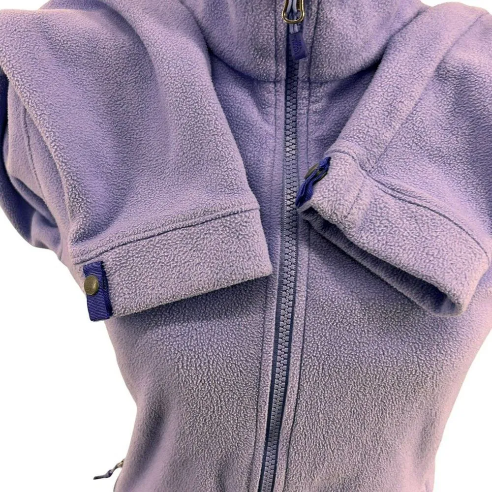 North Face Fleece Full Zip Arctic Purple Womens Medium - Image 6