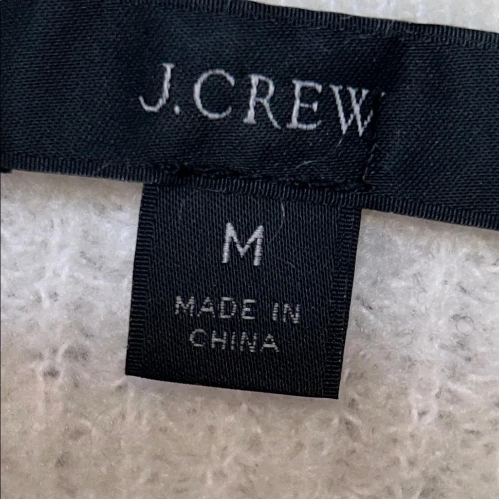 J. Crew Women's Cream Crew Neck Sweater - Image 3