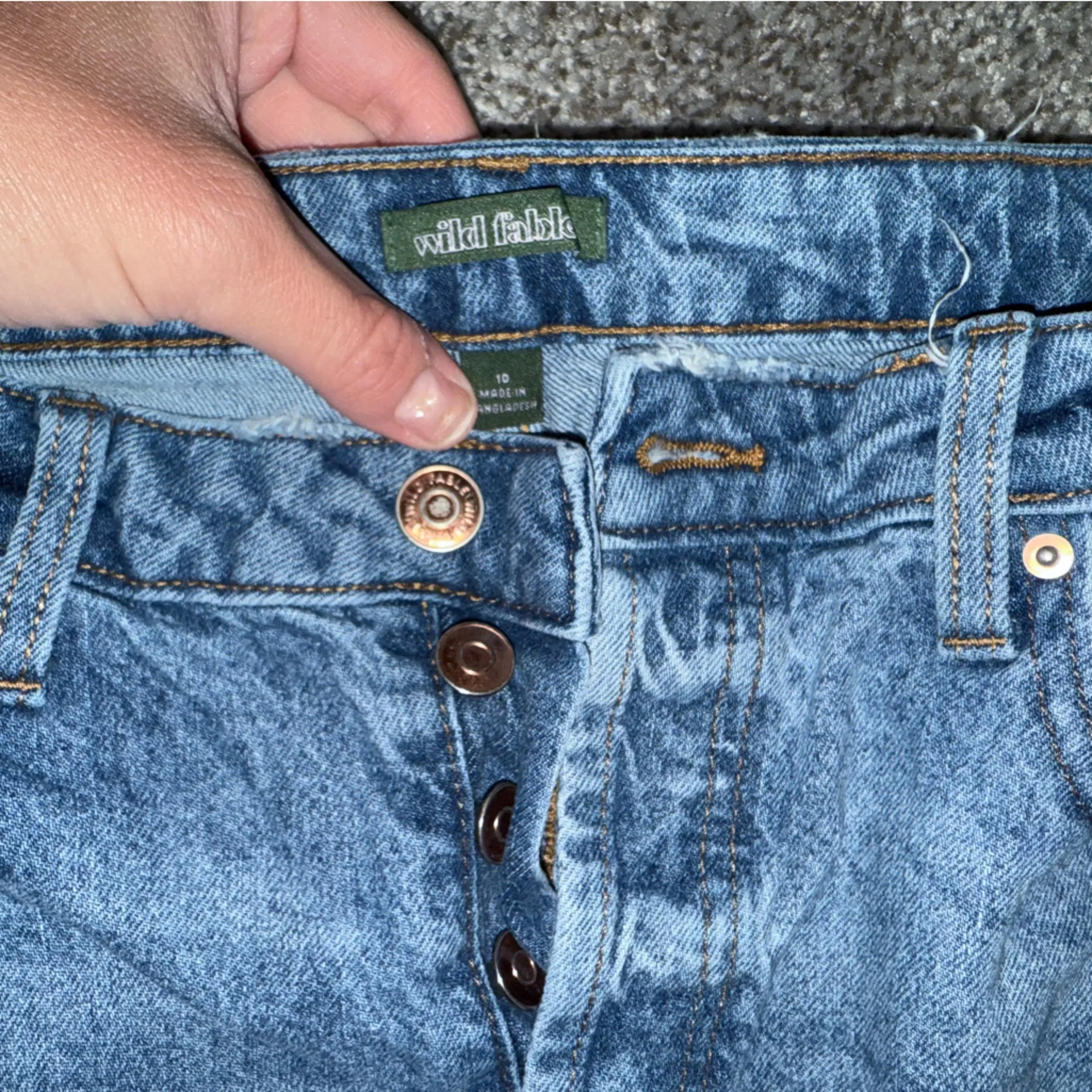 Wild Fable Button-Up Blue Denim Jacket - Image 3