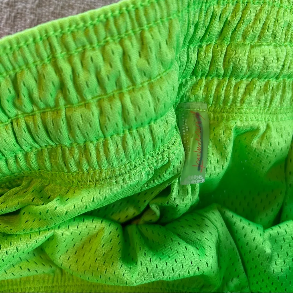 Free People Movement Hoop Shorts Large in Lime Zest Green - Image 7