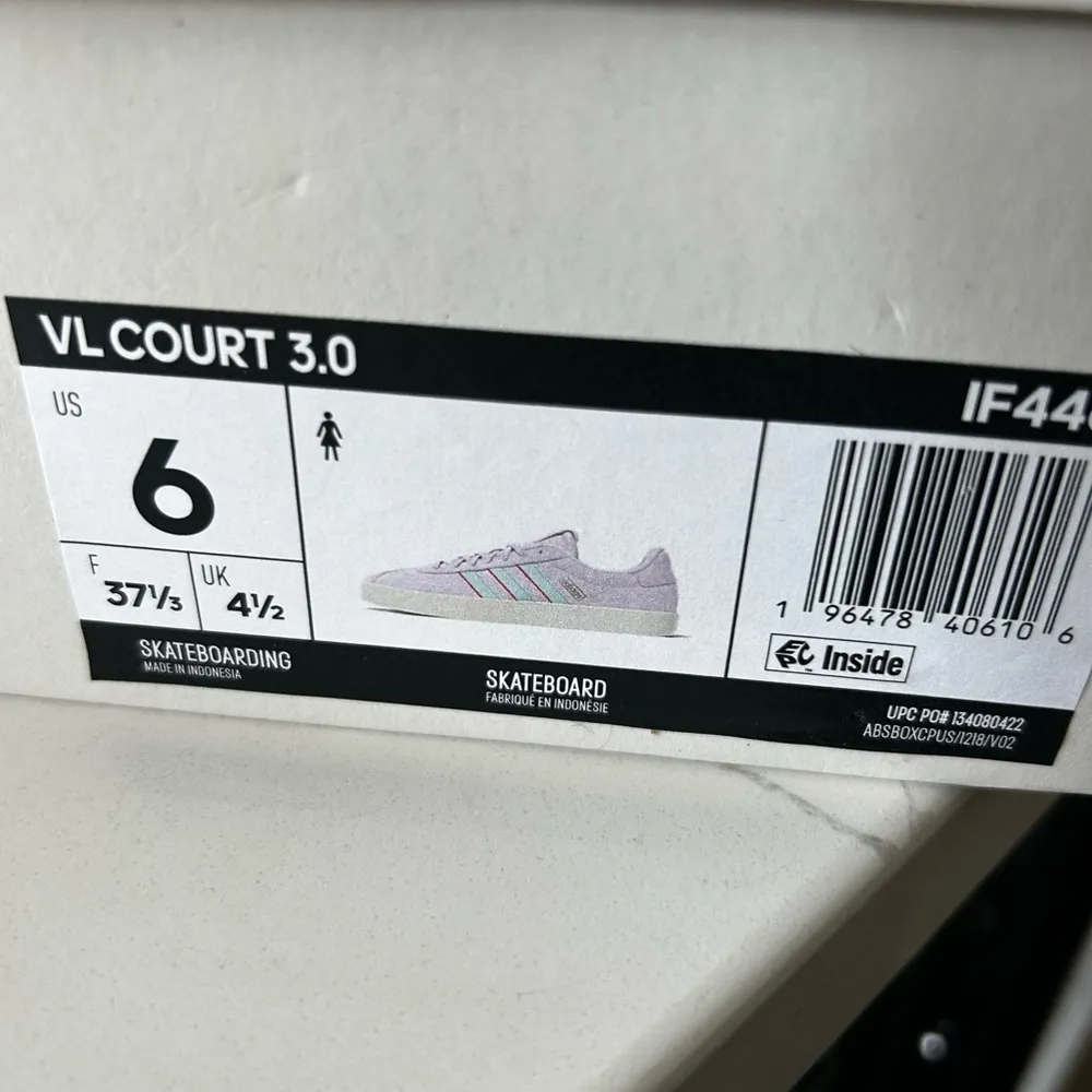 Adidas Women’s VL Court 3.0 Sneakers in Lilac Purple - Image 5