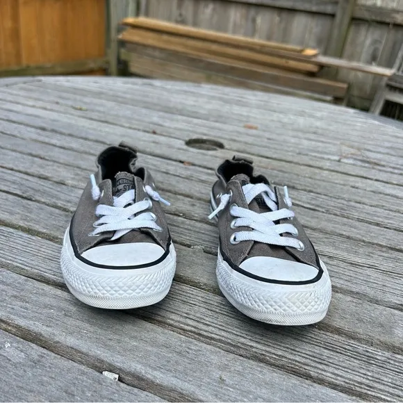 Converse Chuck Taylor Shoreline Shoes‎ Women's 5 grey Slip On Sneaker Low Top - Image 3