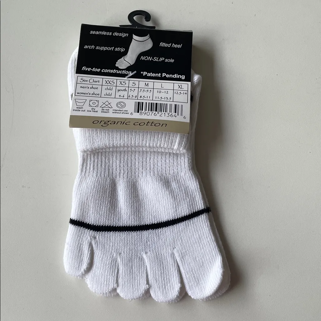 ToeSox with Non Slip Sole Small 6.5 - Image 2