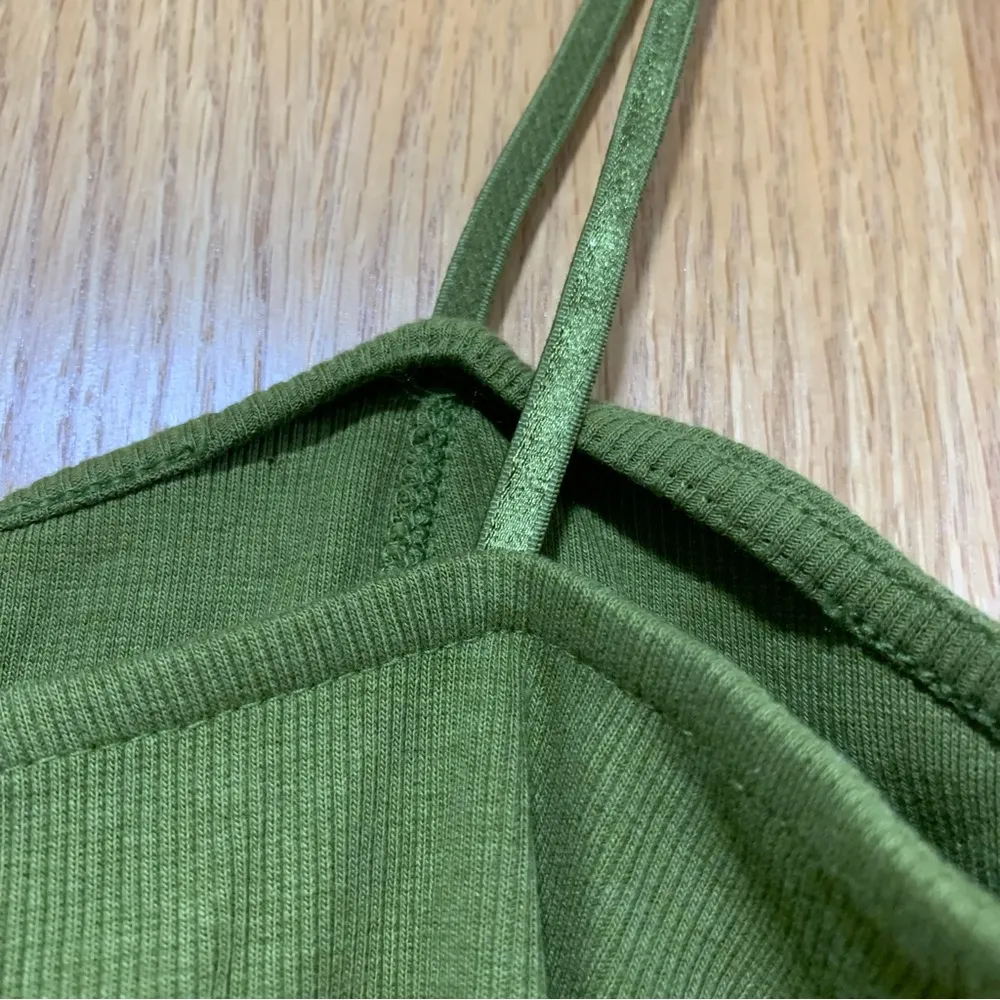 Open Edit Olive Color Bodysuit - Size Small - Image 6