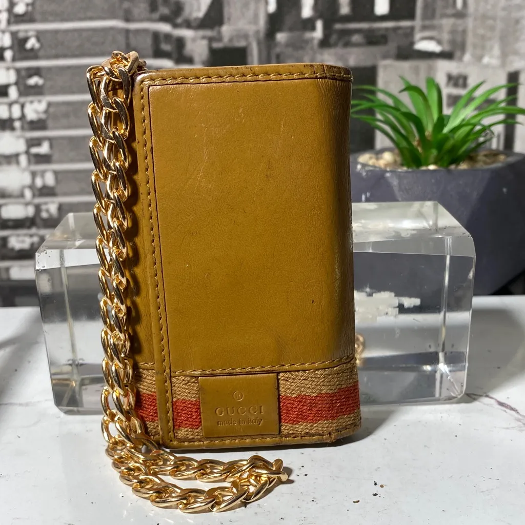 Authentic Rare Gucci Sherry Line Key Case - Image 2