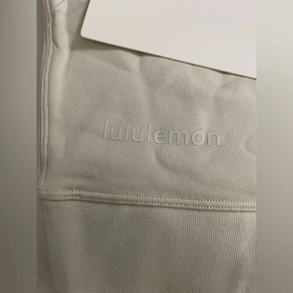 Lululemon NWT Perfectly Oversized Crewneck Sweatshirt Pullover Bone 6 graphic - Image 6