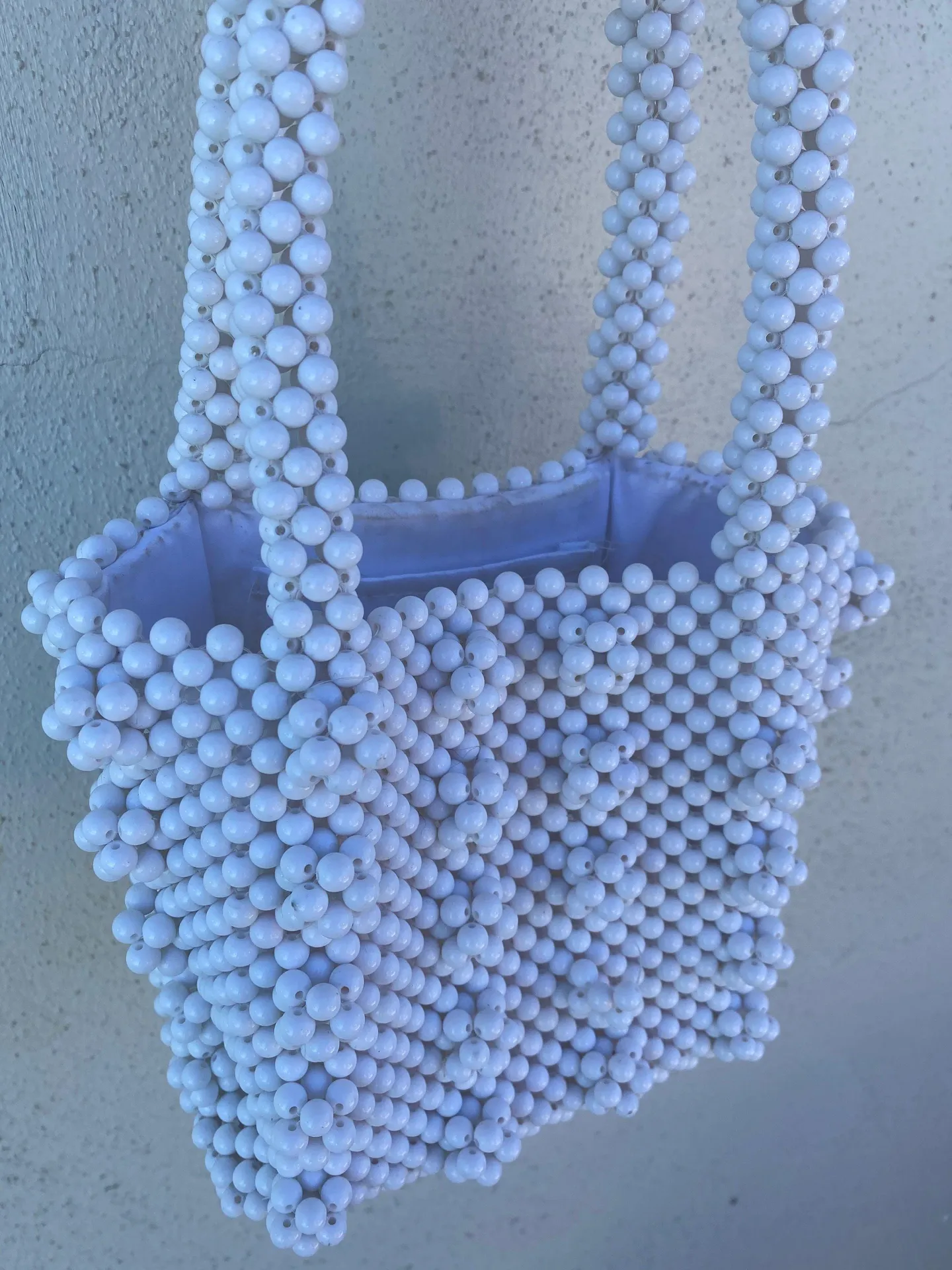 White Bead Purse - Image 2