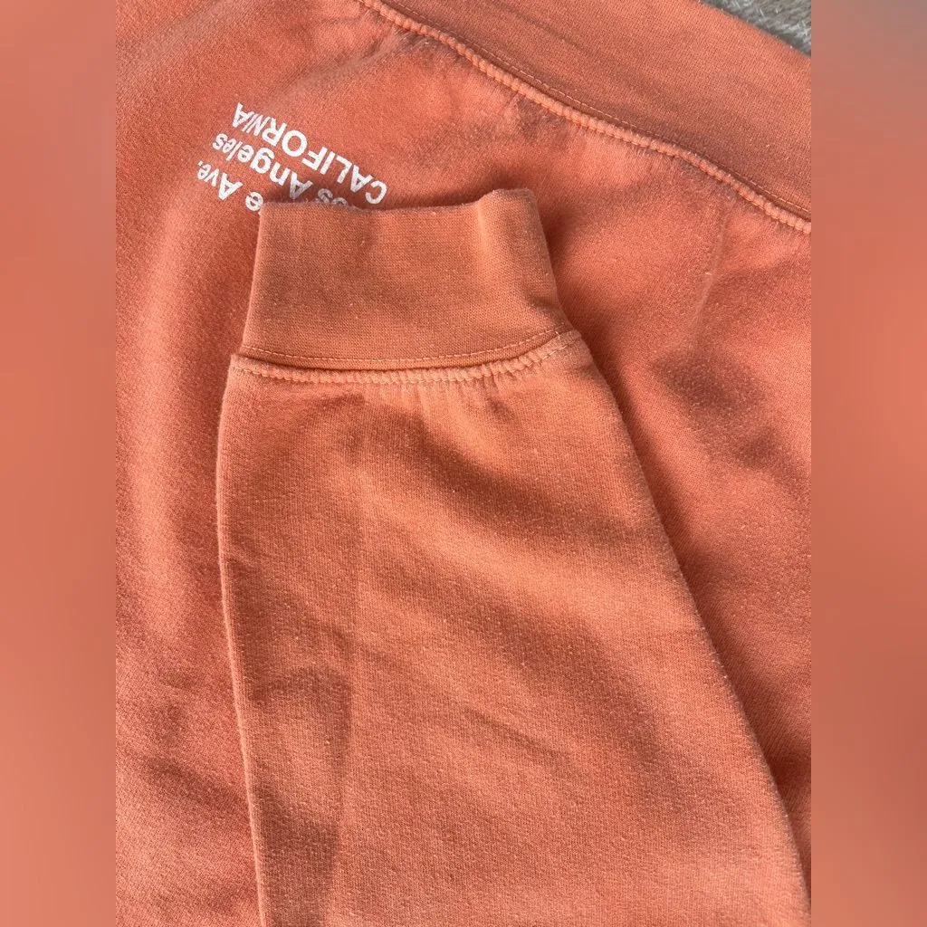 NWT PLT ORANGE WASHED SWEATSHIRT S - Image 4