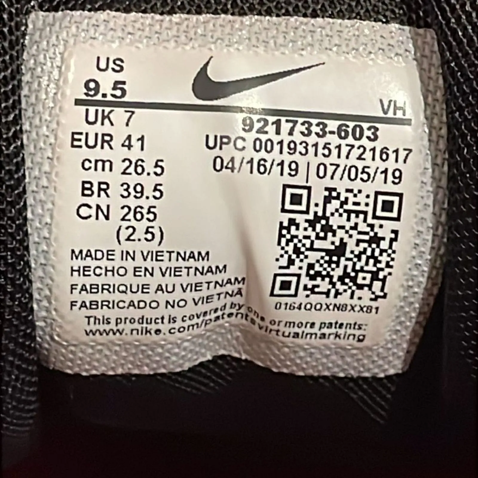 Nike Air Max 97 Pink Leather Sneaker Shoe Womens Size 9.5 921733-603 - Image 2