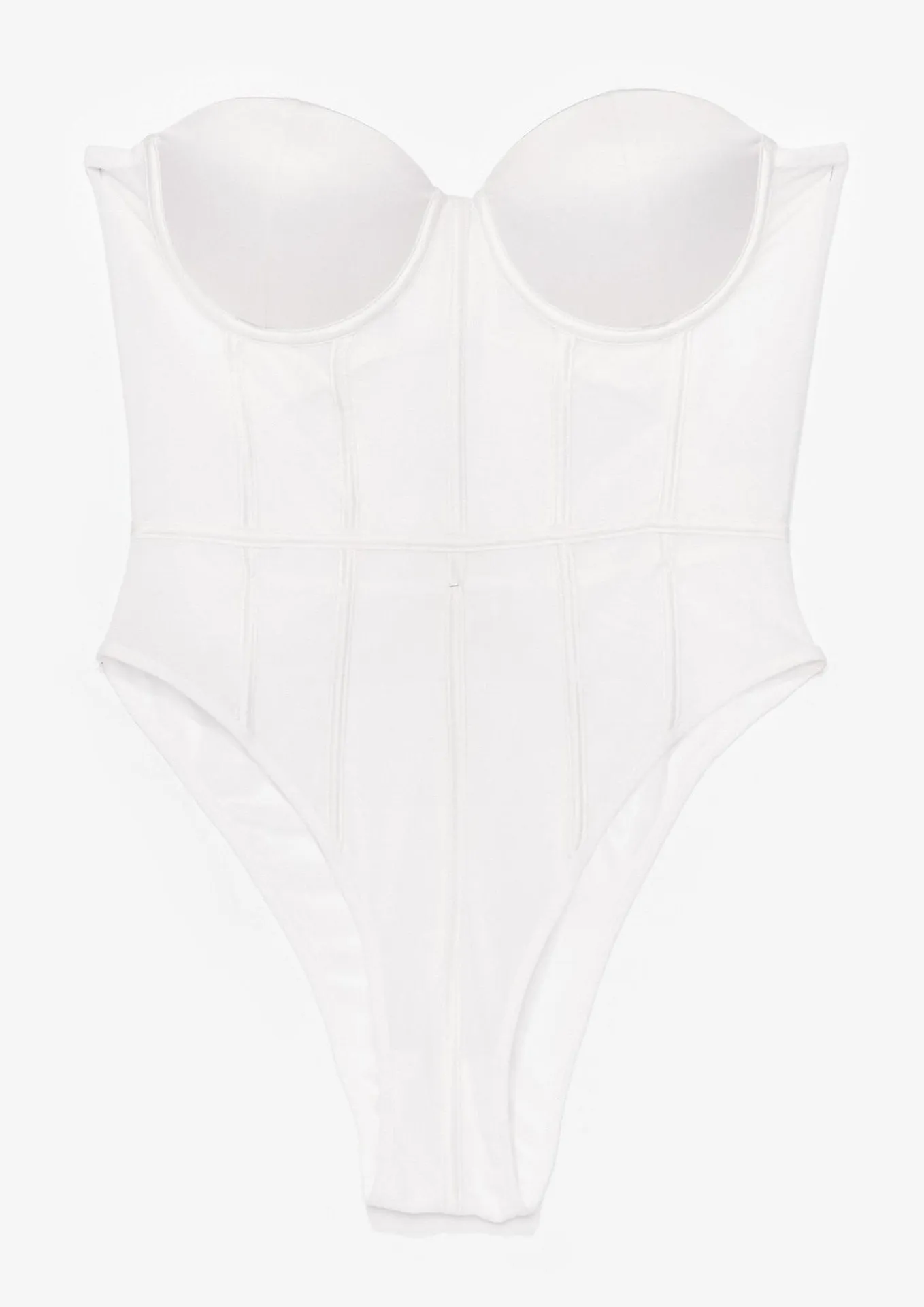 Nasty Gal Corset White - Image 3