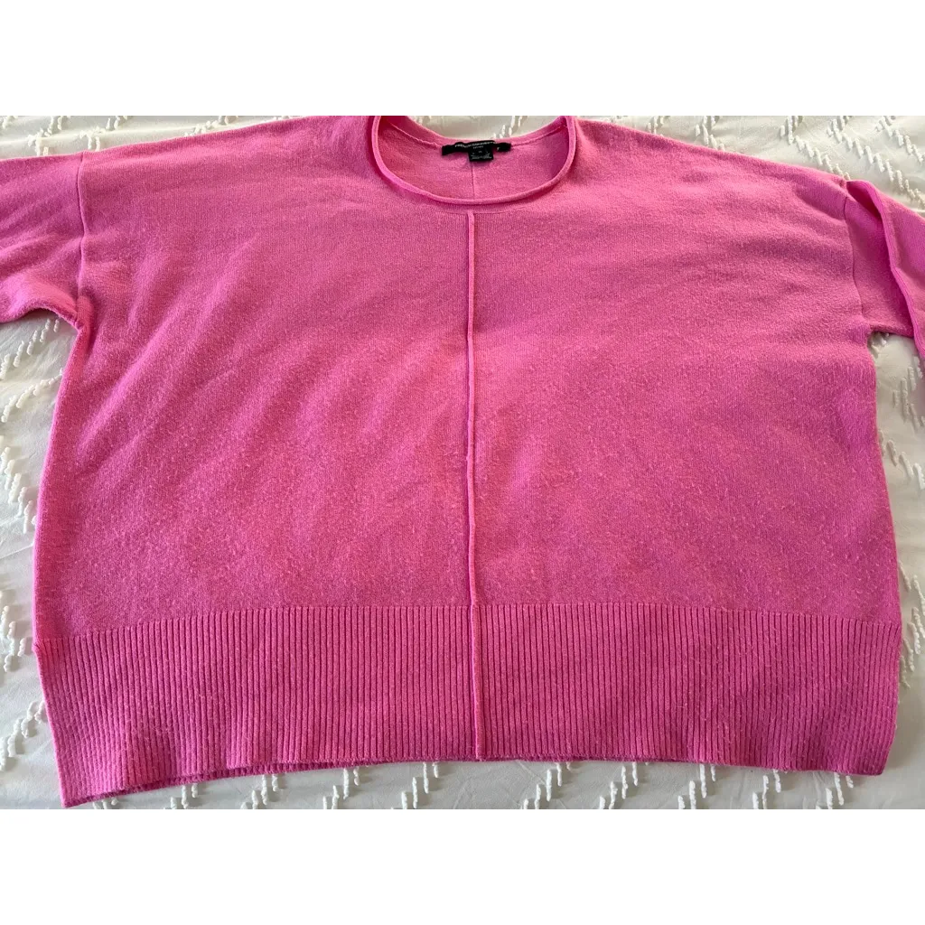 French connection Pink Scoop Neck Sweater XL - Image 2