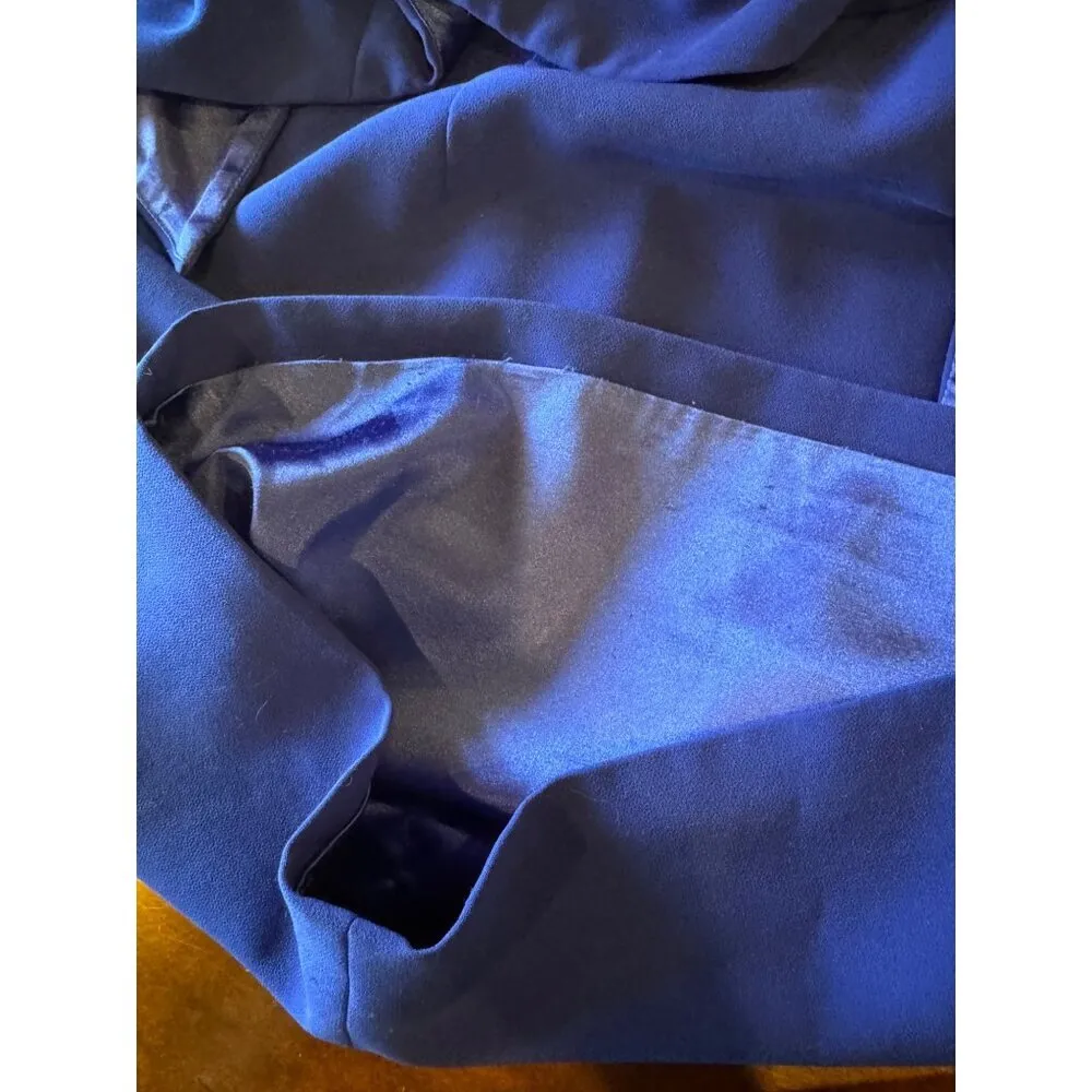 Jay Godfrey Dress Women 6 Blue Strapless Cobalt Viola Mini Sheath Cocktail Party - Image 10