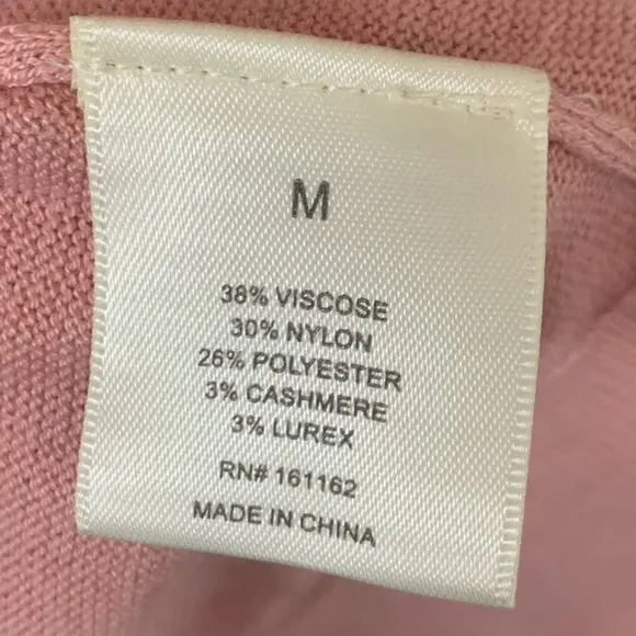 SAINT GERALDINE Smile Society Crew‎ in Peony Pink Size M - Image 5