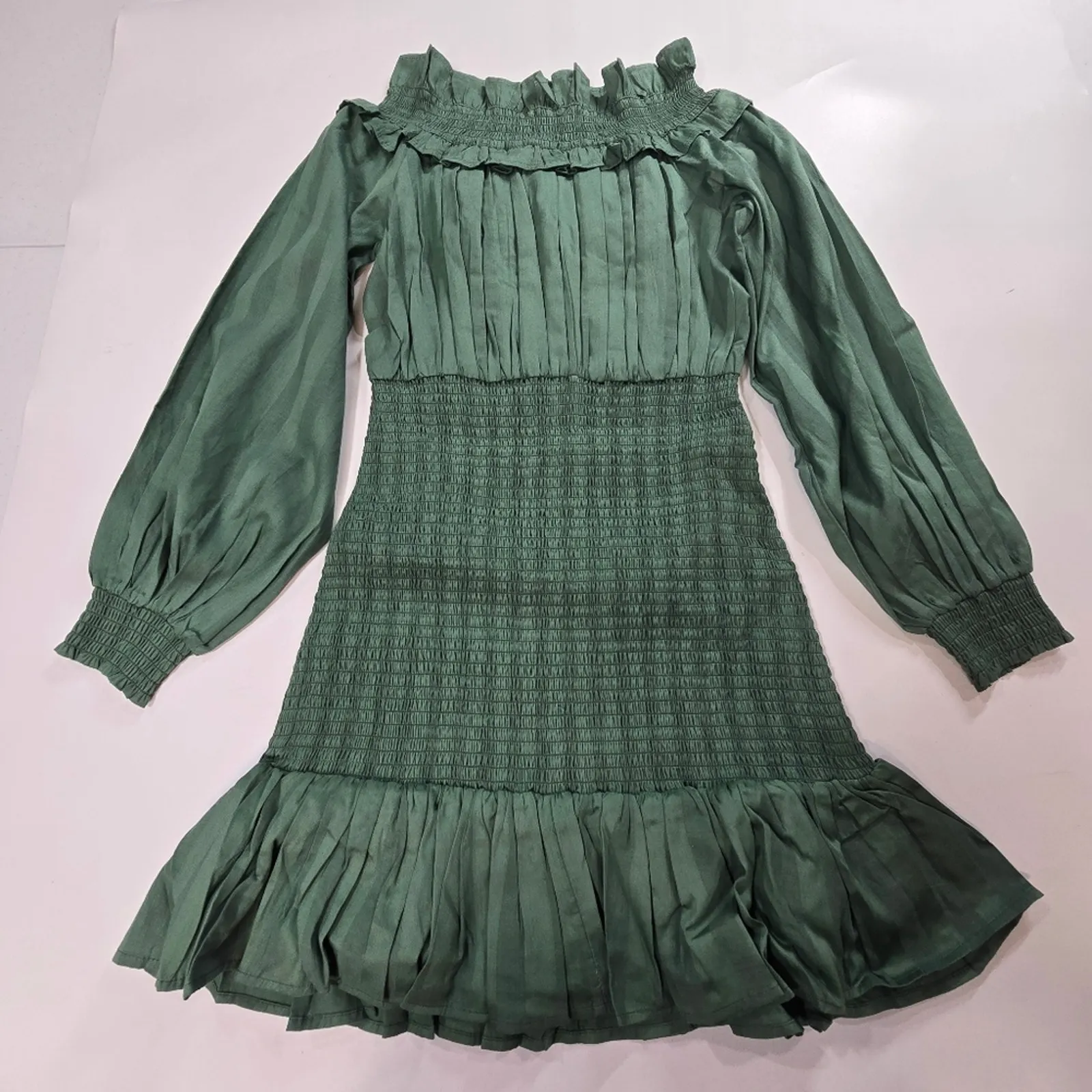 Tularosa Melody Dress in Sage Green Medium - Image 3