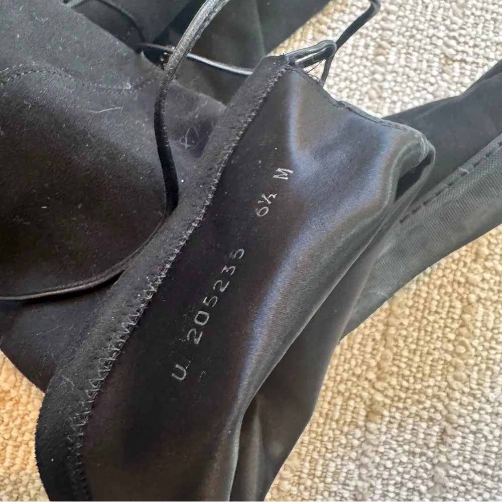 Stuart Weitzman  Black Suede Over The Knee Platform 'Playtime' Boots | size 6.5 - Image 8