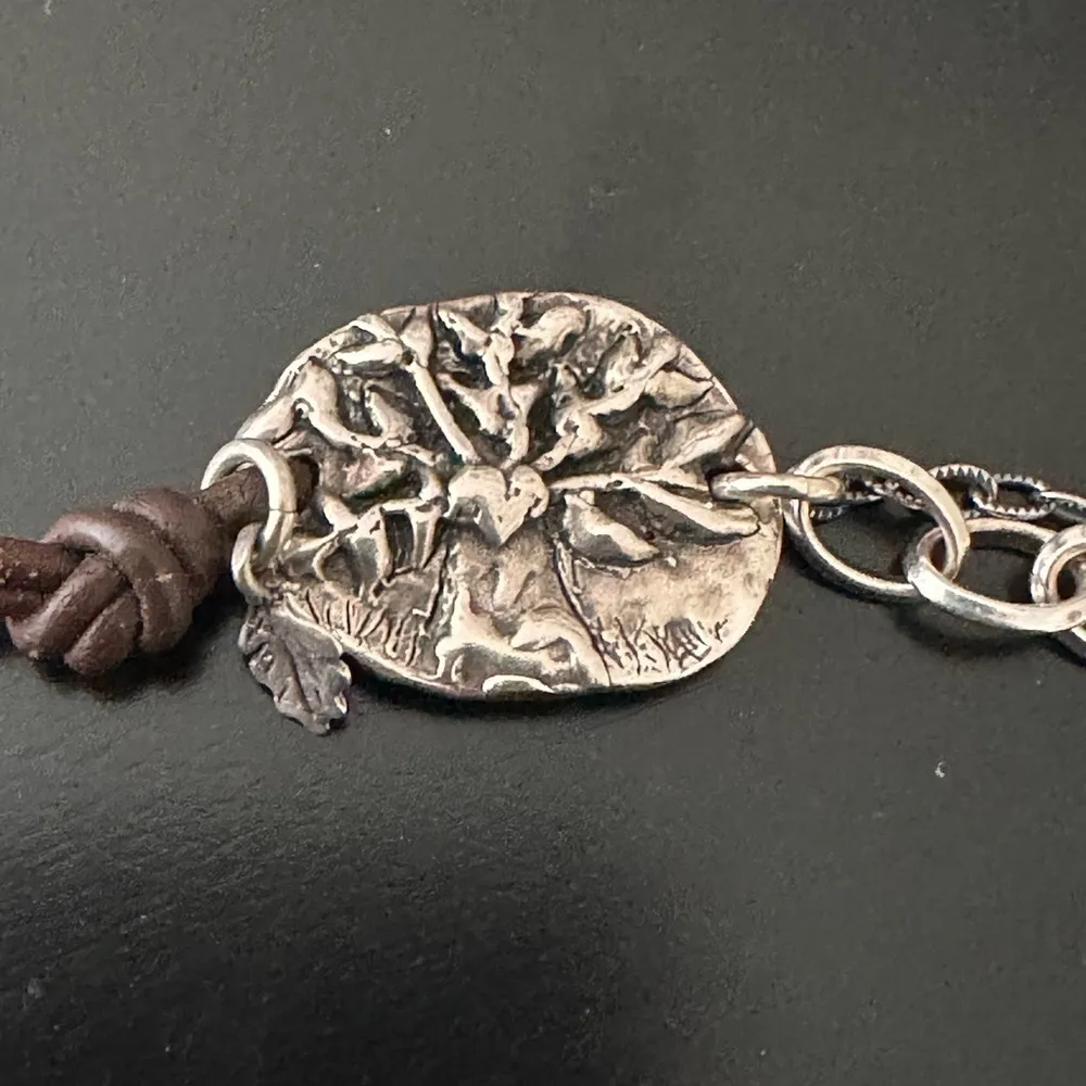 Tree of Life “Walk Boldly, Grow Wise” Bracelet, 7”, like new - Image 6